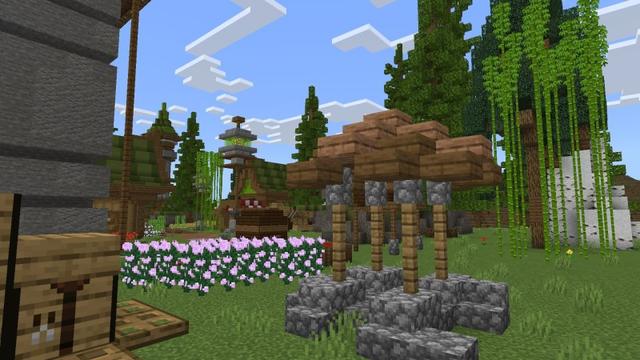 Screenshot of the Minecraft Bedrock Marketplace product Medieval Village created by Fun Creators.