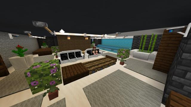 Screenshot of the Minecraft Bedrock Marketplace product Millionaire Mansion Island created by Fun Creators.