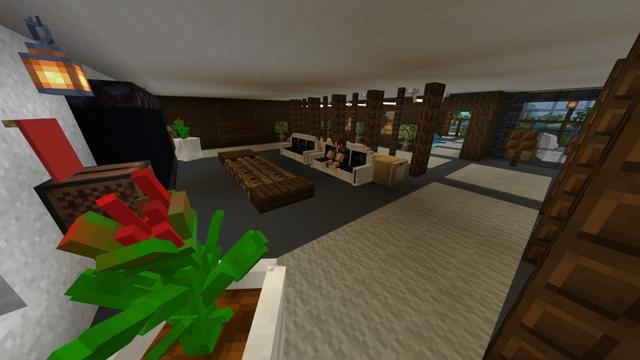 Screenshot of the Minecraft Bedrock Marketplace product Millionaire Mansion Island created by Fun Creators.