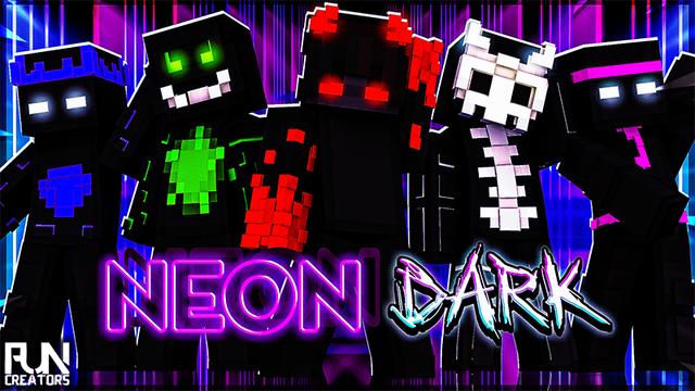 Thumbnail of the Minecraft Bedrock Marketplace product Neon Dark created by Fun Creators.