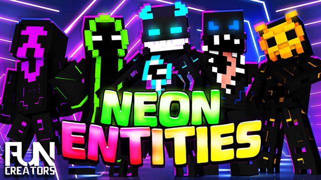 Thumbnail of the Minecraft Bedrock Marketplace product Neon Entities created by Fun Creators.