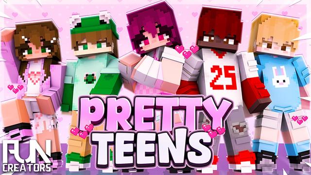 Thumbnail of the Minecraft Bedrock Marketplace product Pretty Teens created by Fun Creators.