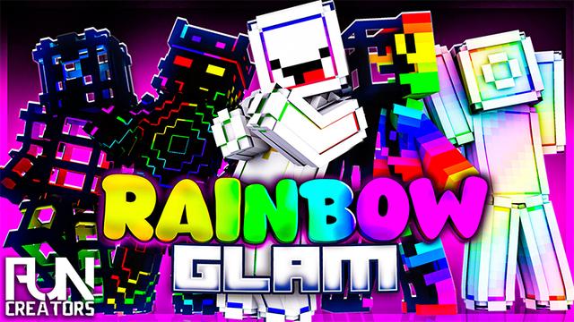 Thumbnail of the Minecraft Bedrock Marketplace product Rainbow Glam created by Fun Creators.
