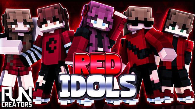Thumbnail of the Minecraft Bedrock Marketplace product Red Idols created by Fun Creators.