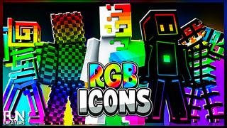 Thumbnail of the Minecraft Bedrock Marketplace product RGB Icons created by Fun Creators.