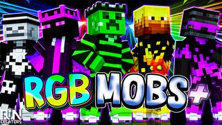 Thumbnail of the Minecraft Bedrock Marketplace product RGB Mobs+ created by Fun Creators.
