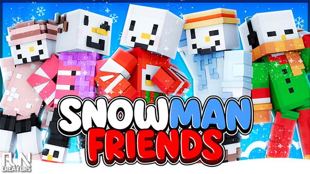 Thumbnail of the Minecraft Bedrock Marketplace product Snowman Friends created by Fun Creators.