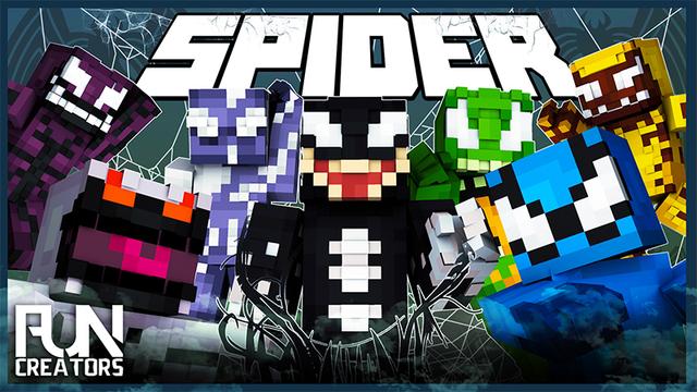 Thumbnail of the Minecraft Bedrock Marketplace product SPIDER created by Fun Creators.