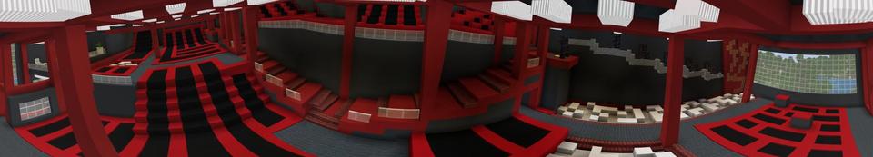 Panorama of the Minecraft Bedrock Marketplace product Trampoline Park XL created by Fun Creators.