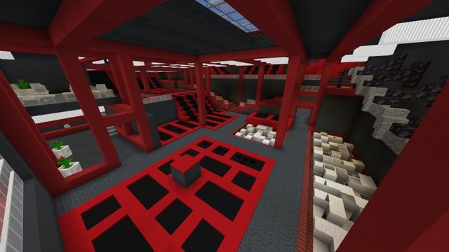 Screenshot of the Minecraft Bedrock Marketplace product Trampoline Park XL created by Fun Creators.