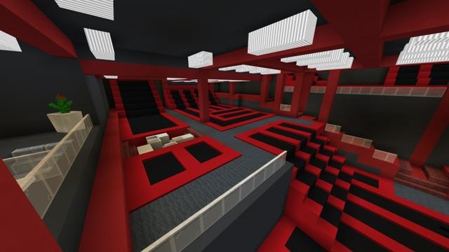 Screenshot of the Minecraft Bedrock Marketplace product Trampoline Park XL created by Fun Creators.