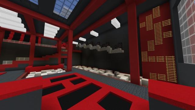 Screenshot of the Minecraft Bedrock Marketplace product Trampoline Park XL created by Fun Creators.