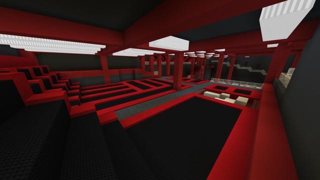 Screenshot of the Minecraft Bedrock Marketplace product Trampoline Park XL created by Fun Creators.