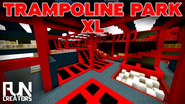 Thumbnail of the Minecraft Bedrock Marketplace product Trampoline Park XL created by Fun Creators.