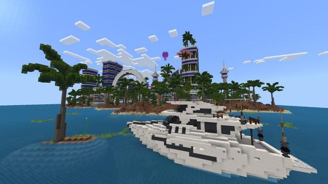 Screenshot of the Minecraft Bedrock Marketplace product Ultimate Modern City created by Fun Creators.
