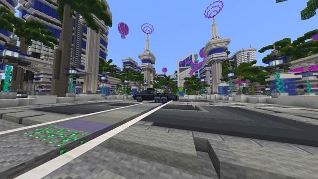 Screenshot of the Minecraft Bedrock Marketplace product Ultimate Modern City created by Fun Creators.