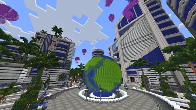 Screenshot of the Minecraft Bedrock Marketplace product Ultimate Modern City created by Fun Creators.