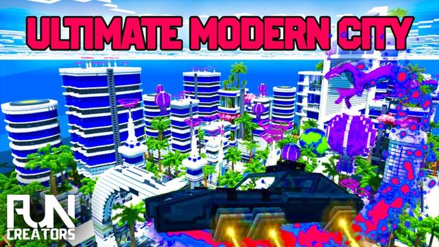 Thumbnail of the Minecraft Bedrock Marketplace product Ultimate Modern City created by Fun Creators.