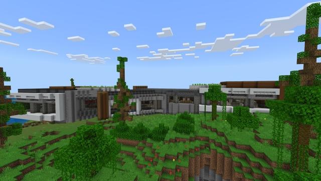 Screenshot of the Minecraft Bedrock Marketplace product Ultimate Modern Mansion created by Fun Creators.
