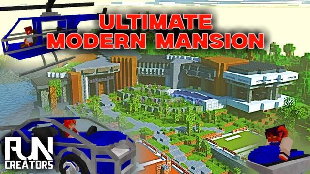 Thumbnail of the Minecraft Bedrock Marketplace product Ultimate Modern Mansion created by Fun Creators.