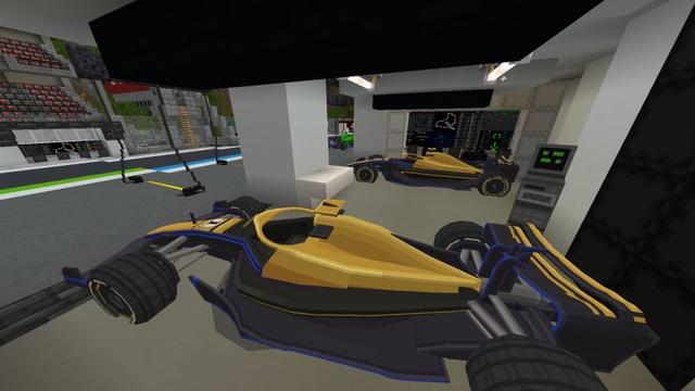 Screenshot of the Minecraft Bedrock Marketplace product Ultimate Race Track created by Fun Creators.