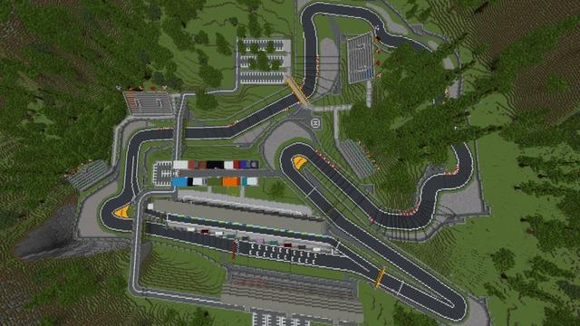 Screenshot of the Minecraft Bedrock Marketplace product Ultimate Race Track created by Fun Creators.