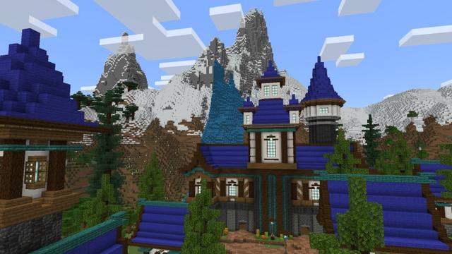 Screenshot of the Minecraft Bedrock Marketplace product Ultimate Survival Village created by Fun Creators.