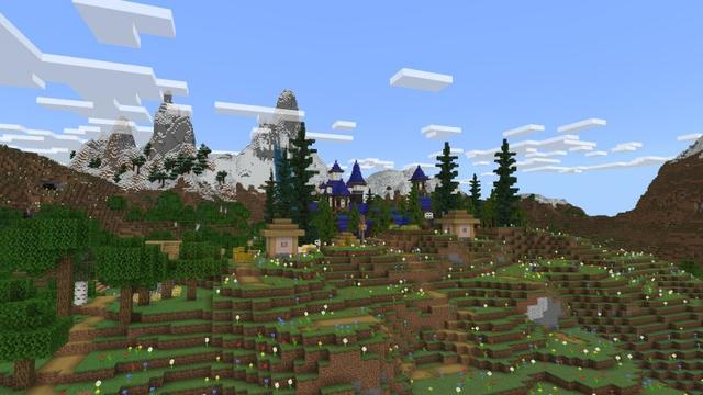 Screenshot of the Minecraft Bedrock Marketplace product Ultimate Survival Village created by Fun Creators.
