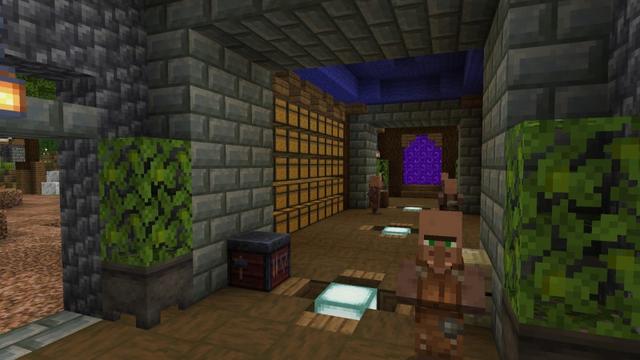 Screenshot of the Minecraft Bedrock Marketplace product Ultimate Survival Village created by Fun Creators.