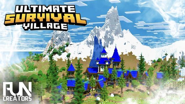 Thumbnail of the Minecraft Bedrock Marketplace product Ultimate Survival Village created by Fun Creators.