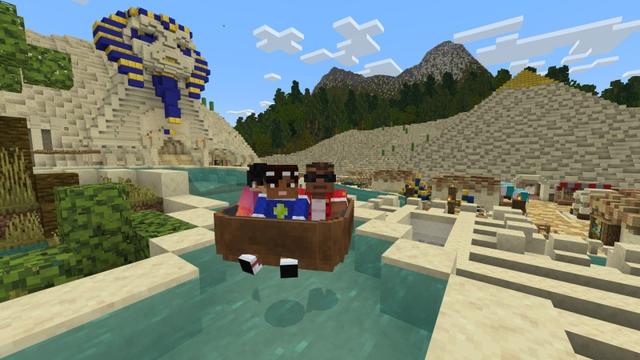 Screenshot of the Minecraft Bedrock Marketplace product Utopia Park Theme Park created by Fun Creators.