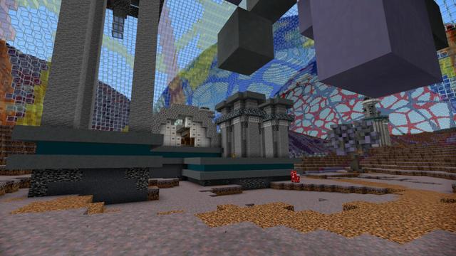 Screenshot of the Minecraft Bedrock Marketplace product Alien Survival Domes created by G2Crafted.