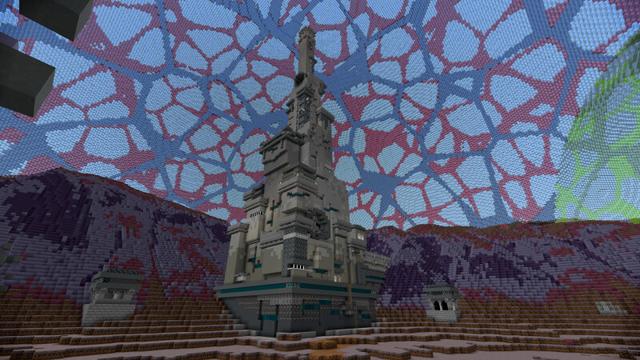 Screenshot of the Minecraft Bedrock Marketplace product Alien Survival Domes created by G2Crafted.