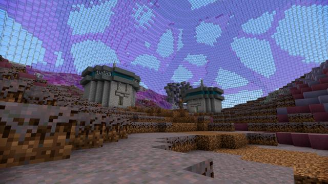 Screenshot of the Minecraft Bedrock Marketplace product Alien Survival Domes created by G2Crafted.