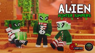 Thumbnail of the Minecraft Bedrock Marketplace product Alien Winter Jumpers created by G2Crafted.