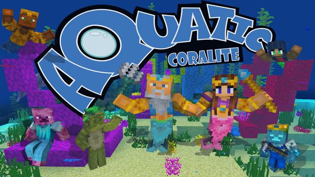 Thumbnail of the Minecraft Bedrock Marketplace product Aquatic Coralite pack created by G2Crafted.