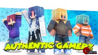 Thumbnail of the Minecraft Bedrock Marketplace product Authentic Gamerz created by G2Crafted.