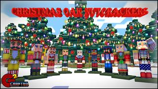 Thumbnail of the Minecraft Bedrock Marketplace product Christmas Oak Nutcrackers created by G2Crafted.