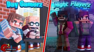 Thumbnail of the Minecraft Bedrock Marketplace product Day Gamerz Night Playerz created by G2Crafted.