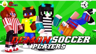 Thumbnail of the Minecraft Bedrock Marketplace product Demon Soccer Players created by G2Crafted.