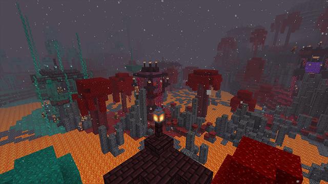 Screenshot of the Minecraft Bedrock Marketplace product Floating Raft Survival created by G2Crafted.