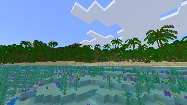 Screenshot of the Minecraft Bedrock Marketplace product Hawaiian Island Survival created by G2Crafted.