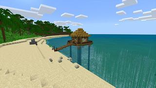 Screenshot of the Minecraft Bedrock Marketplace product Island Of The Fierce created by G2Crafted.