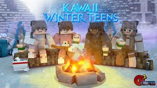 Thumbnail of the Minecraft Bedrock Marketplace product Kawaii Winter Teens created by G2Crafted.