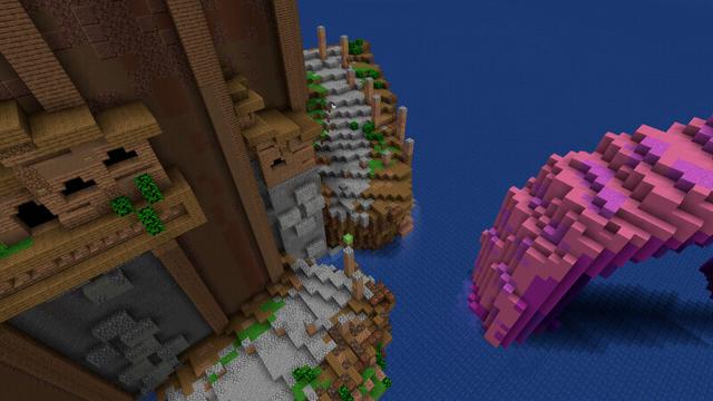 Screenshot of the Minecraft Bedrock Marketplace product Leviathan Temple Parkour created by G2Crafted.