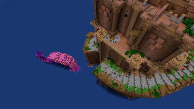 Screenshot of the Minecraft Bedrock Marketplace product Leviathan Temple Parkour created by G2Crafted.