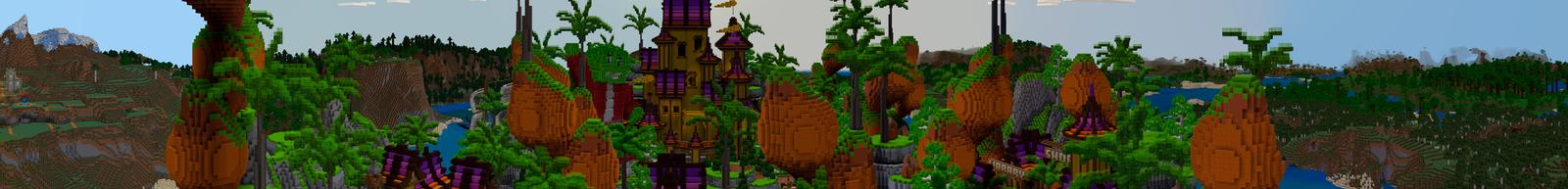 Panorama of the Minecraft Bedrock Marketplace product Magic Cartoon Kingdom created by G2Crafted.