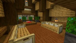 Screenshot of the Minecraft Bedrock Marketplace product Mountain Goat Village created by G2Crafted.