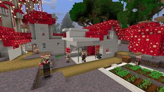 Screenshot of the Minecraft Bedrock Marketplace product Mushroom Kingdom created by G2Crafted.