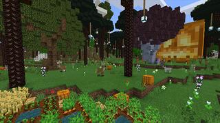 Screenshot of the Minecraft Bedrock Marketplace product Mystic Woodland Survival created by G2Crafted.